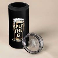 Funny Irish Beer Slit The G 4 in 1 Can Cooler Tumbler Stout Beer Drinking Lover