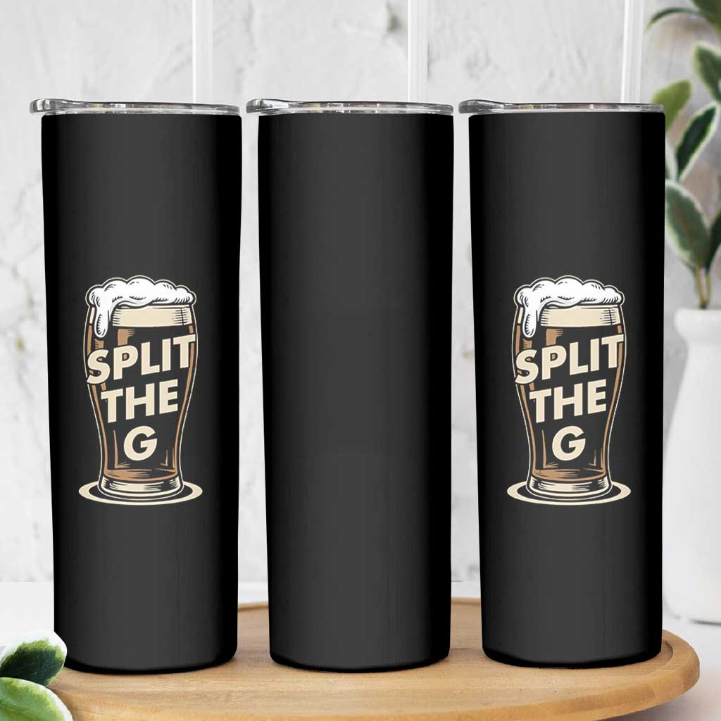 Funny Irish Beer Slit The G Skinny Tumbler Stout Beer Drinking Lover