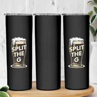 Funny Irish Beer Slit The G Skinny Tumbler Stout Beer Drinking Lover