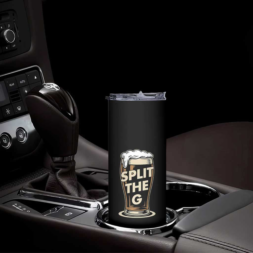Funny Irish Beer Slit The G Skinny Tumbler Stout Beer Drinking Lover