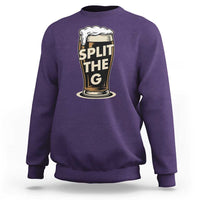 Funny Irish Beer Slit The G Sweatshirt Stout Beer Drinking Lover