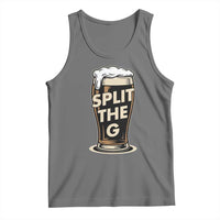 Funny Irish Beer Slit The G Tank Top Stout Beer Drinking Lover