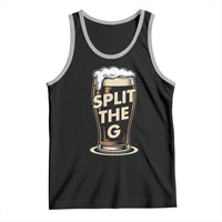 Funny Irish Beer Slit The G Tank Top Stout Beer Drinking Lover