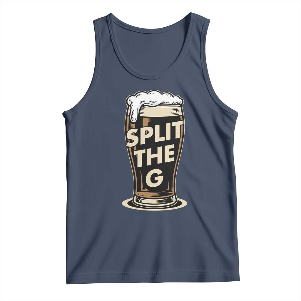 Funny Irish Beer Slit The G Tank Top Stout Beer Drinking Lover