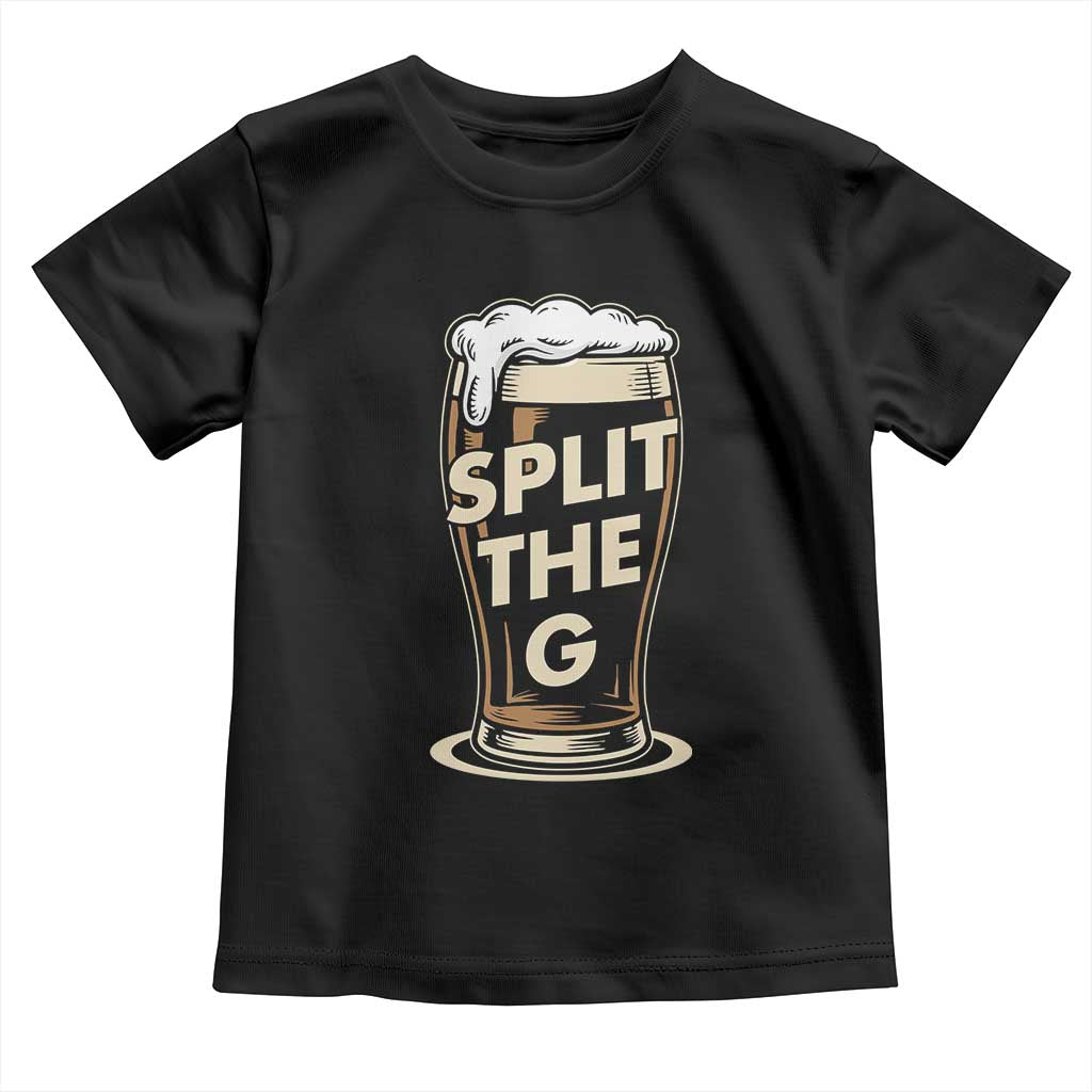 Funny Irish Beer Slit The G Toddler T Shirt Stout Beer Drinking Lover