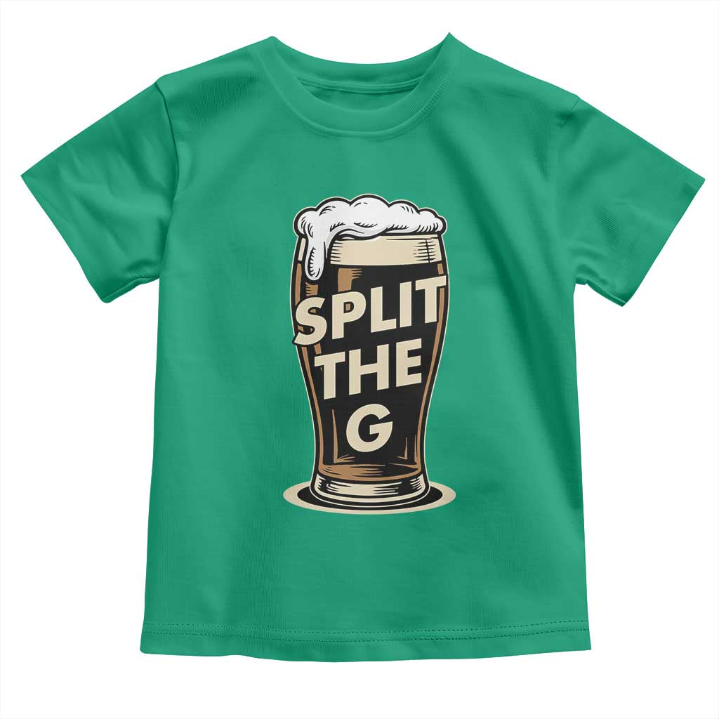 Funny Irish Beer Slit The G Toddler T Shirt Stout Beer Drinking Lover
