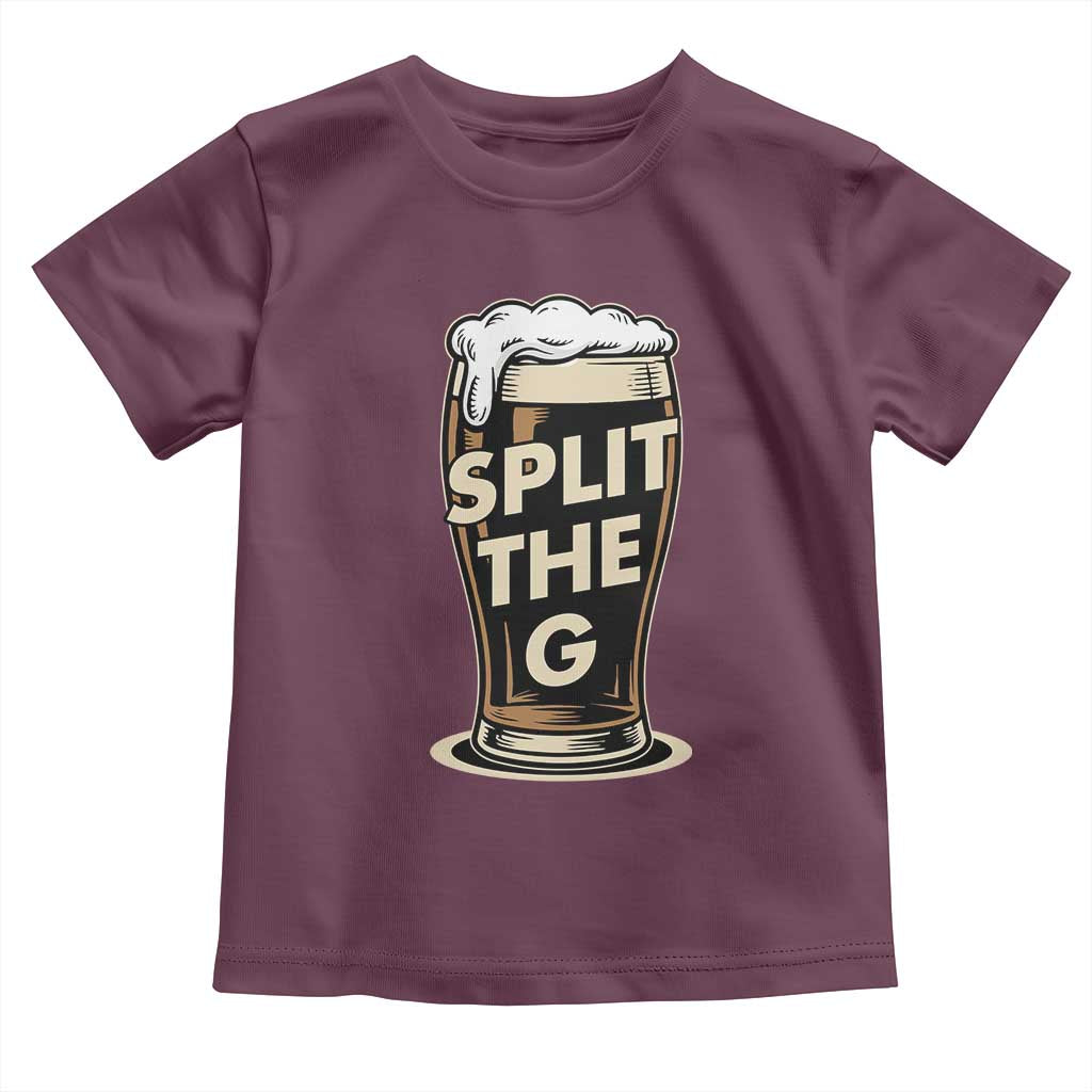 Funny Irish Beer Slit The G Toddler T Shirt Stout Beer Drinking Lover