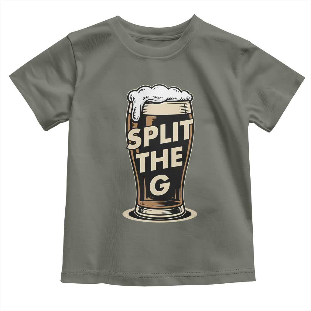 Funny Irish Beer Slit The G Toddler T Shirt Stout Beer Drinking Lover