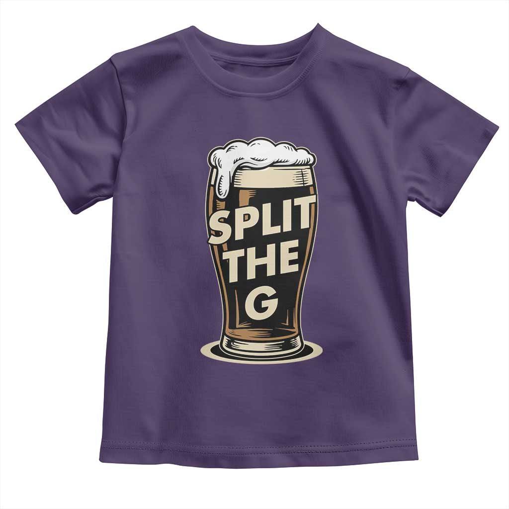 Funny Irish Beer Slit The G Toddler T Shirt Stout Beer Drinking Lover