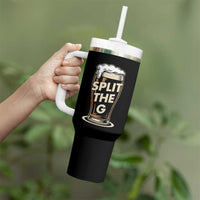 Funny Irish Beer Slit The G Tumbler With Handle Stout Beer Drinking Lover