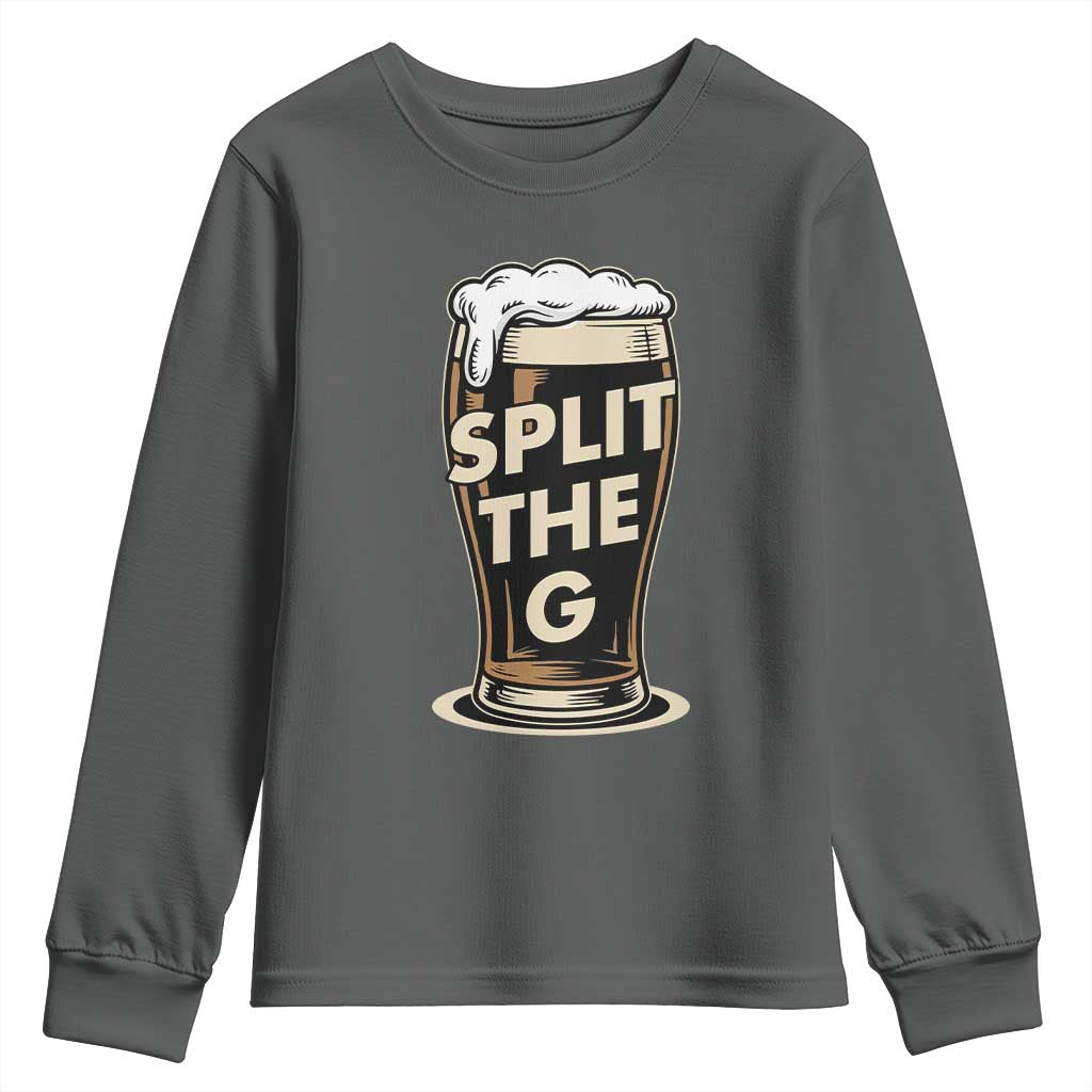Funny Irish Beer Slit The G Youth Sweatshirt Stout Beer Drinking Lover