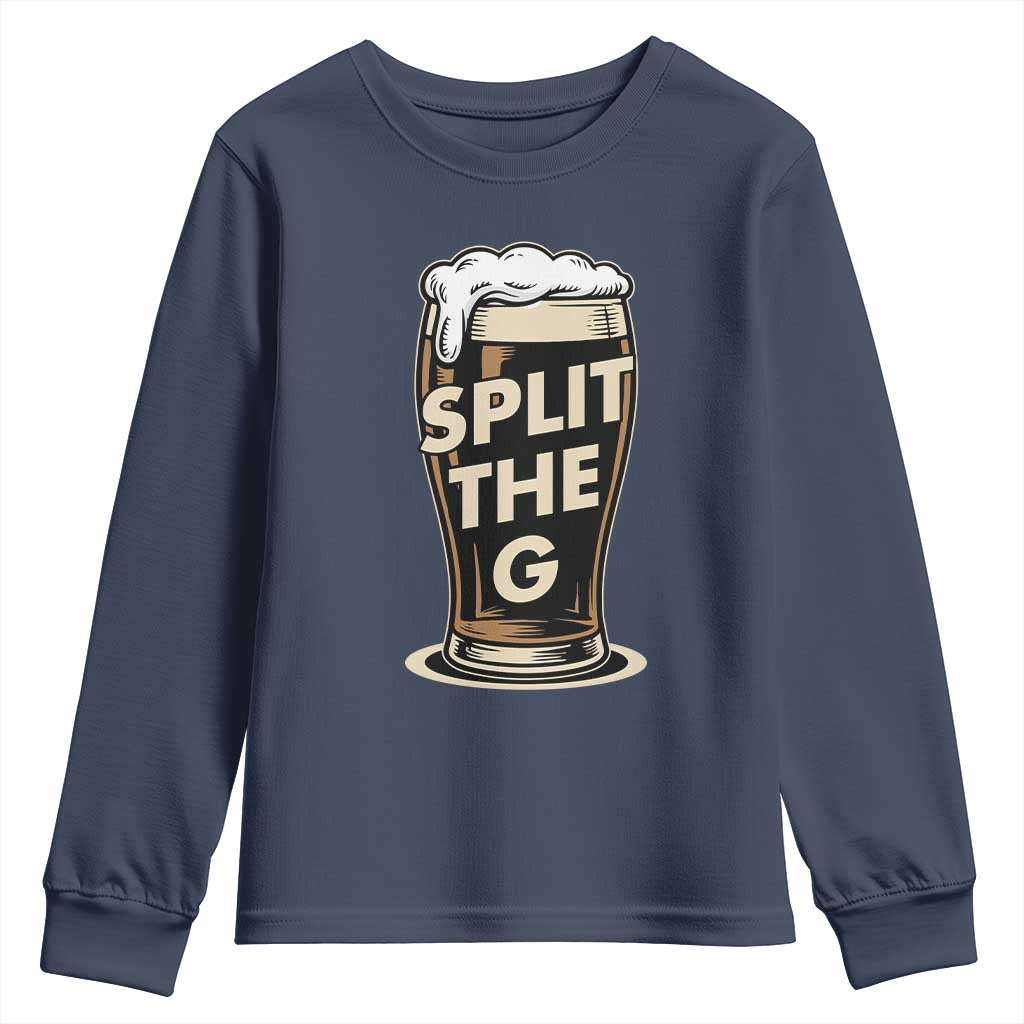 Funny Irish Beer Slit The G Youth Sweatshirt Stout Beer Drinking Lover