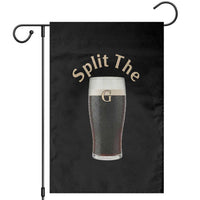Funny Irish Beer Split The G Garden Flag St Patricks Day Stout Beer Drinking Day