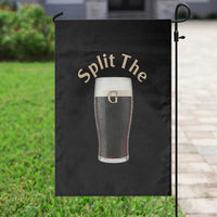 Funny Irish Beer Split The G Garden Flag St Patricks Day Stout Beer Drinking Day