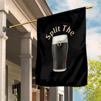Funny Irish Beer Split The G Garden Flag St Patricks Day Stout Beer Drinking Day