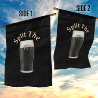 Funny Irish Beer Split The G Garden Flag St Patricks Day Stout Beer Drinking Day