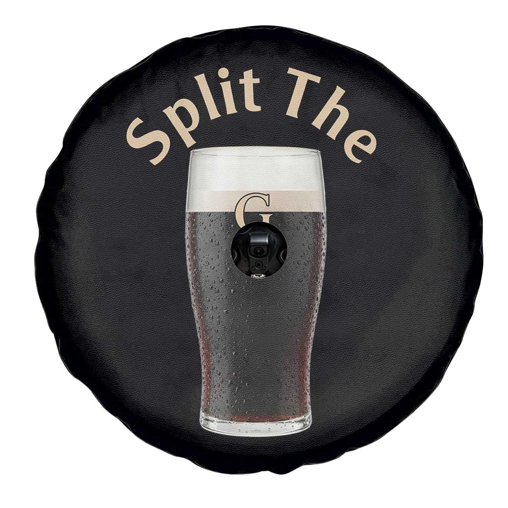 Funny Irish Beer Split The G Spare Tire Cover St Patricks Day Stout Beer Drinking Day