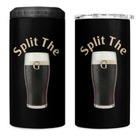 Funny Irish Beer Split The G 4 in 1 Can Cooler Tumbler St Patricks Day Stout Beer Drinking Day