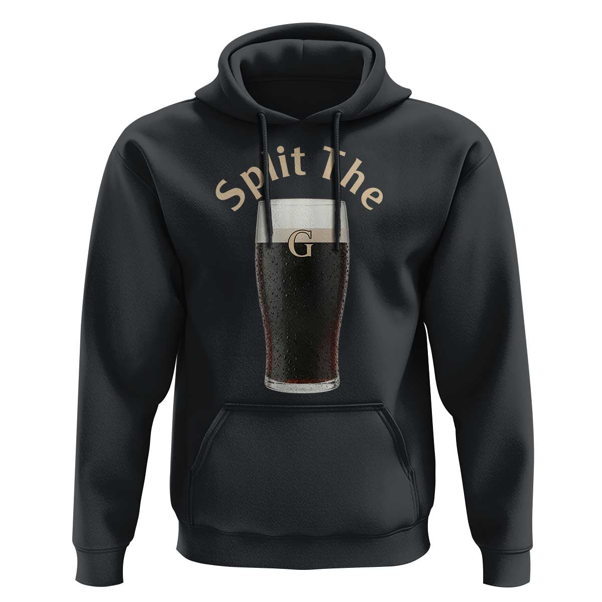 Funny Irish Beer Split The G Hoodie St Patricks Day Stout Beer Drinking Day