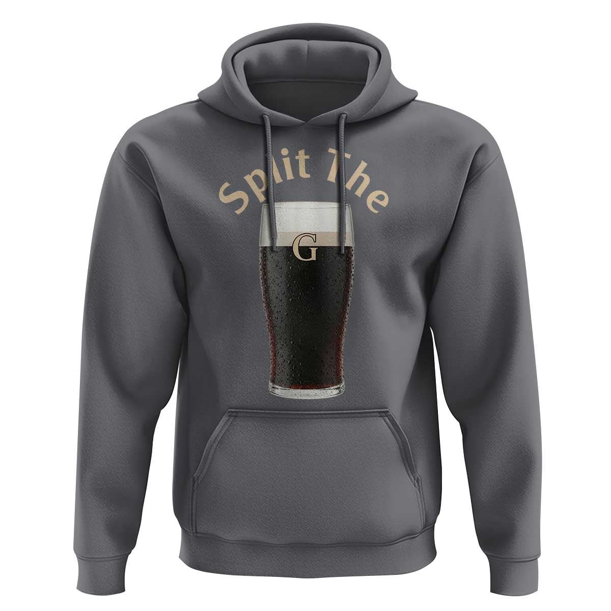 Funny Irish Beer Split The G Hoodie St Patricks Day Stout Beer Drinking Day