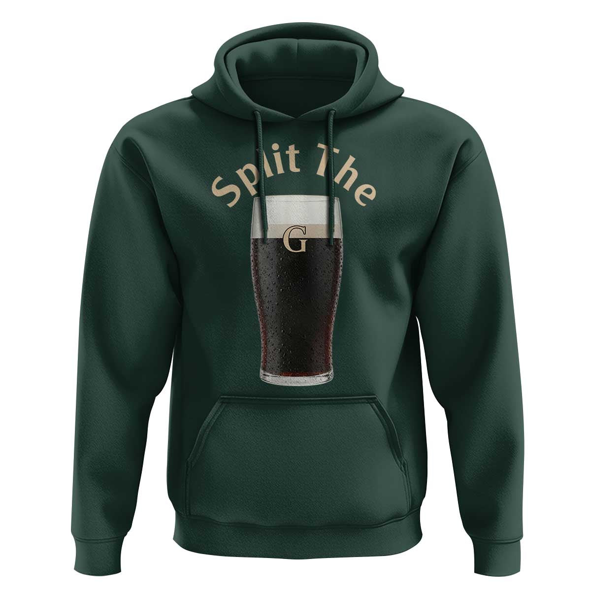 Funny Irish Beer Split The G Hoodie St Patricks Day Stout Beer Drinking Day