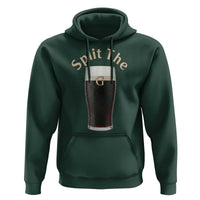 Funny Irish Beer Split The G Hoodie St Patricks Day Stout Beer Drinking Day