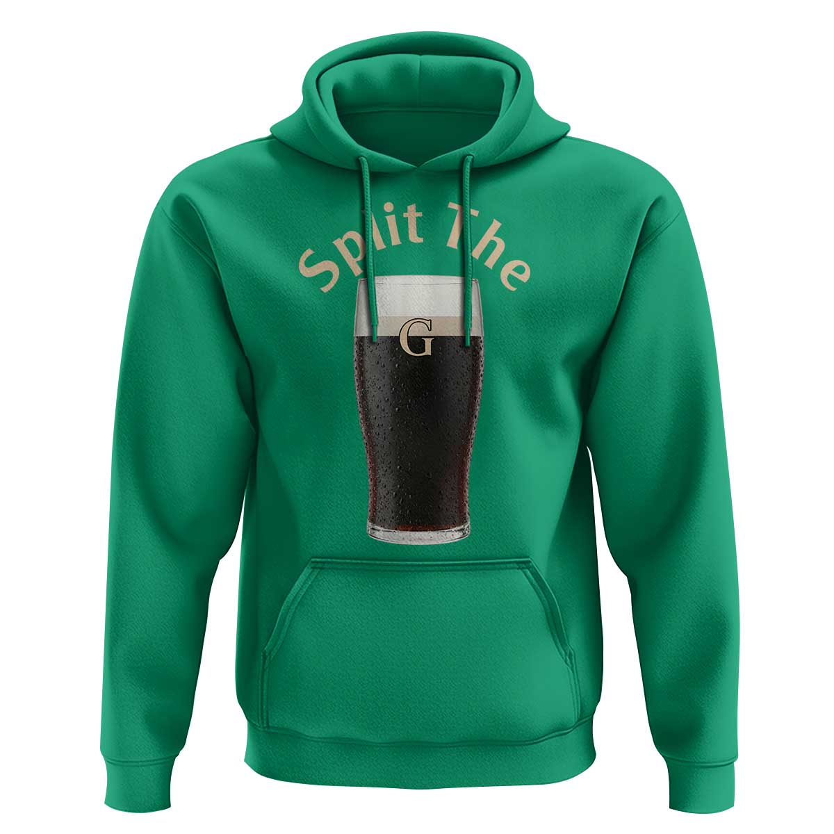 Funny Irish Beer Split The G Hoodie St Patricks Day Stout Beer Drinking Day