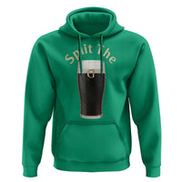 Funny Irish Beer Split The G Hoodie St Patricks Day Stout Beer Drinking Day
