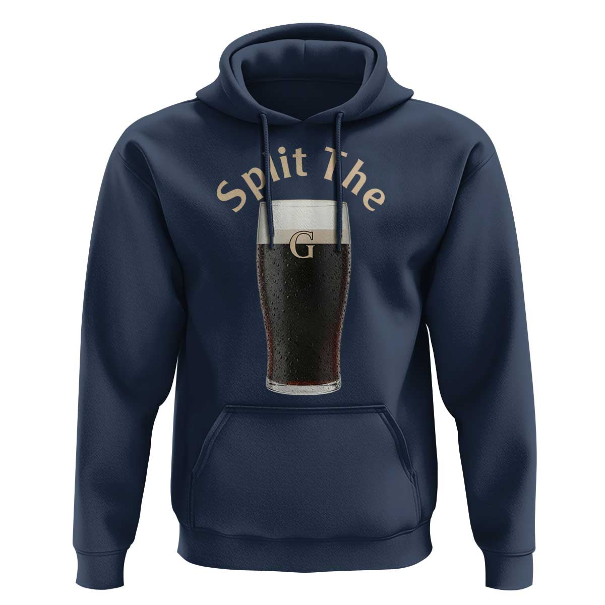 Funny Irish Beer Split The G Hoodie St Patricks Day Stout Beer Drinking Day