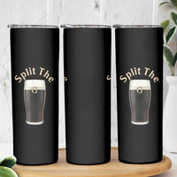 Funny Irish Beer Split The G Skinny Tumbler St Patricks Day Stout Beer Drinking Day