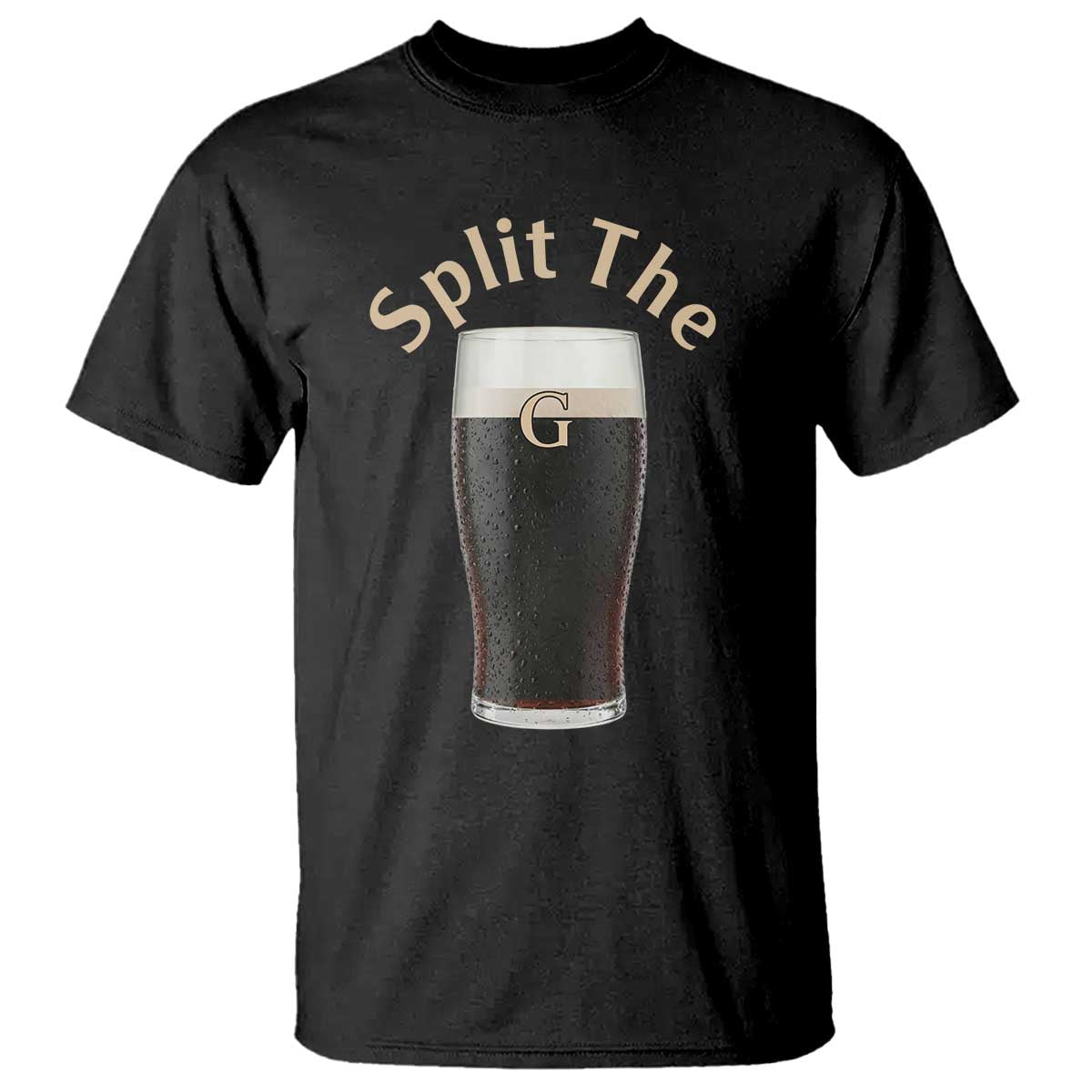 Funny Irish Beer Split The G T Shirt St Patricks Day Stout Beer Drinking Day