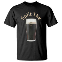 Funny Irish Beer Split The G T Shirt St Patricks Day Stout Beer Drinking Day