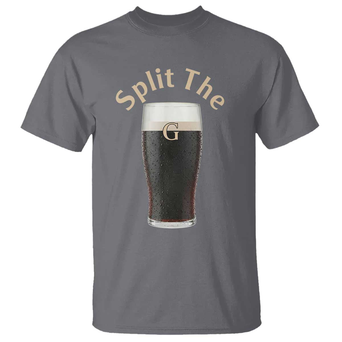 Funny Irish Beer Split The G T Shirt St Patricks Day Stout Beer Drinking Day