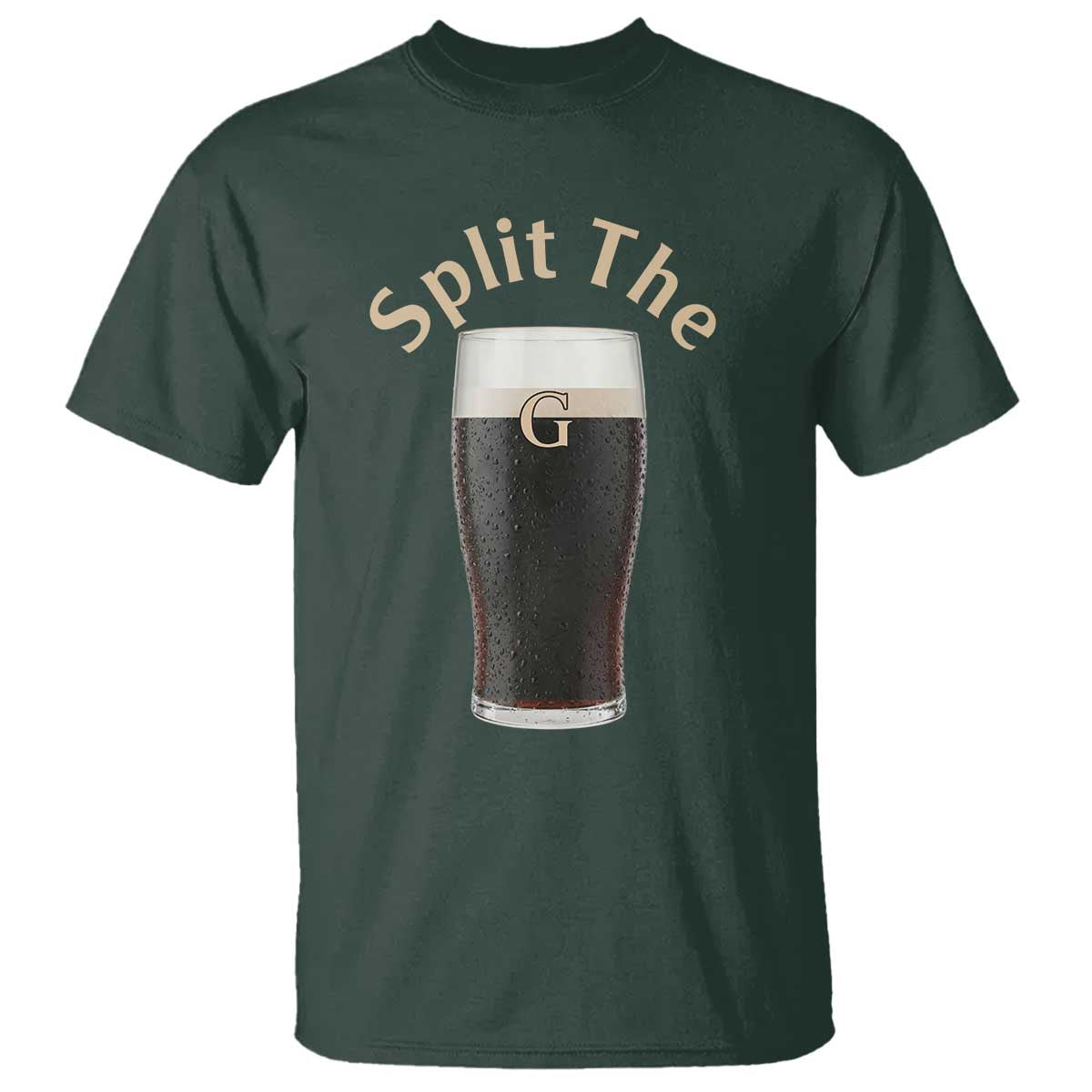 Funny Irish Beer Split The G T Shirt St Patricks Day Stout Beer Drinking Day