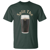 Funny Irish Beer Split The G T Shirt St Patricks Day Stout Beer Drinking Day