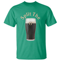 Funny Irish Beer Split The G T Shirt St Patricks Day Stout Beer Drinking Day