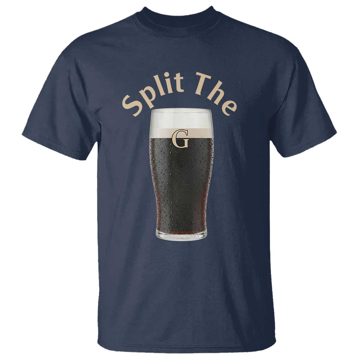 Funny Irish Beer Split The G T Shirt St Patricks Day Stout Beer Drinking Day