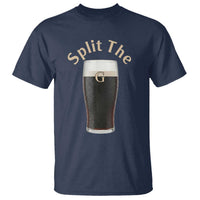 Funny Irish Beer Split The G T Shirt St Patricks Day Stout Beer Drinking Day