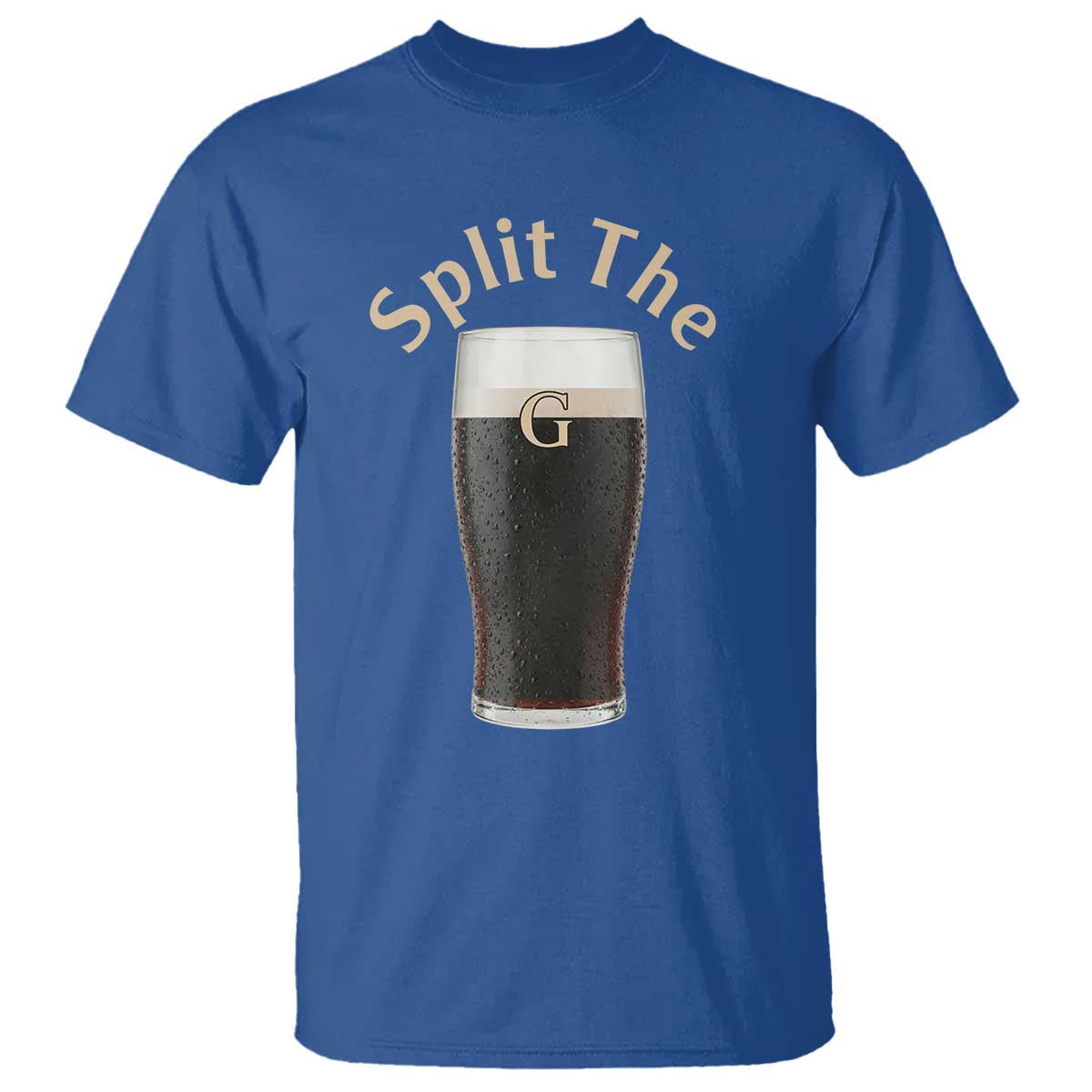 Funny Irish Beer Split The G T Shirt St Patricks Day Stout Beer Drinking Day