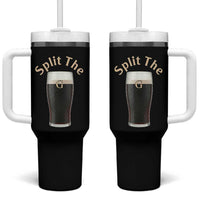 Funny Irish Beer Split The G Tumbler With Handle St Patricks Day Stout Beer Drinking Day