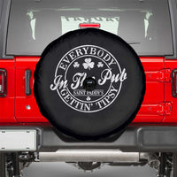 Everybody In The Pub Gettin Tipsy Spare Tire Cover Funny St Patricks Day Beer Drinking