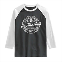 Everybody In The Pub Gettin Tipsy Raglan Shirt Funny St Patricks Day Beer Drinking