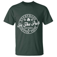 Everybody In The Pub Gettin Tipsy T Shirt Funny St Patricks Day Beer Drinking
