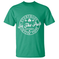 Everybody In The Pub Gettin Tipsy T Shirt Funny St Patricks Day Beer Drinking