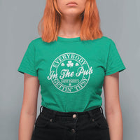 Everybody In The Pub Gettin Tipsy T Shirt For Women Funny St Patricks Day Beer Drinking