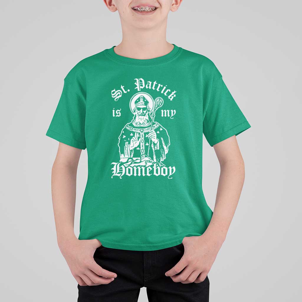 Saint Patrick Is My Homeboy T Shirt For Kid Funny St Patricks Day