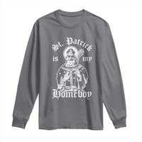 Saint Patrick Is My Homeboy Long Sleeve Shirt Funny St Patricks Day