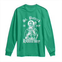 Saint Patrick Is My Homeboy Long Sleeve Shirt Funny St Patricks Day