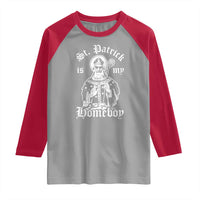 Saint Patrick Is My Homeboy Raglan Shirt Funny St Patricks Day