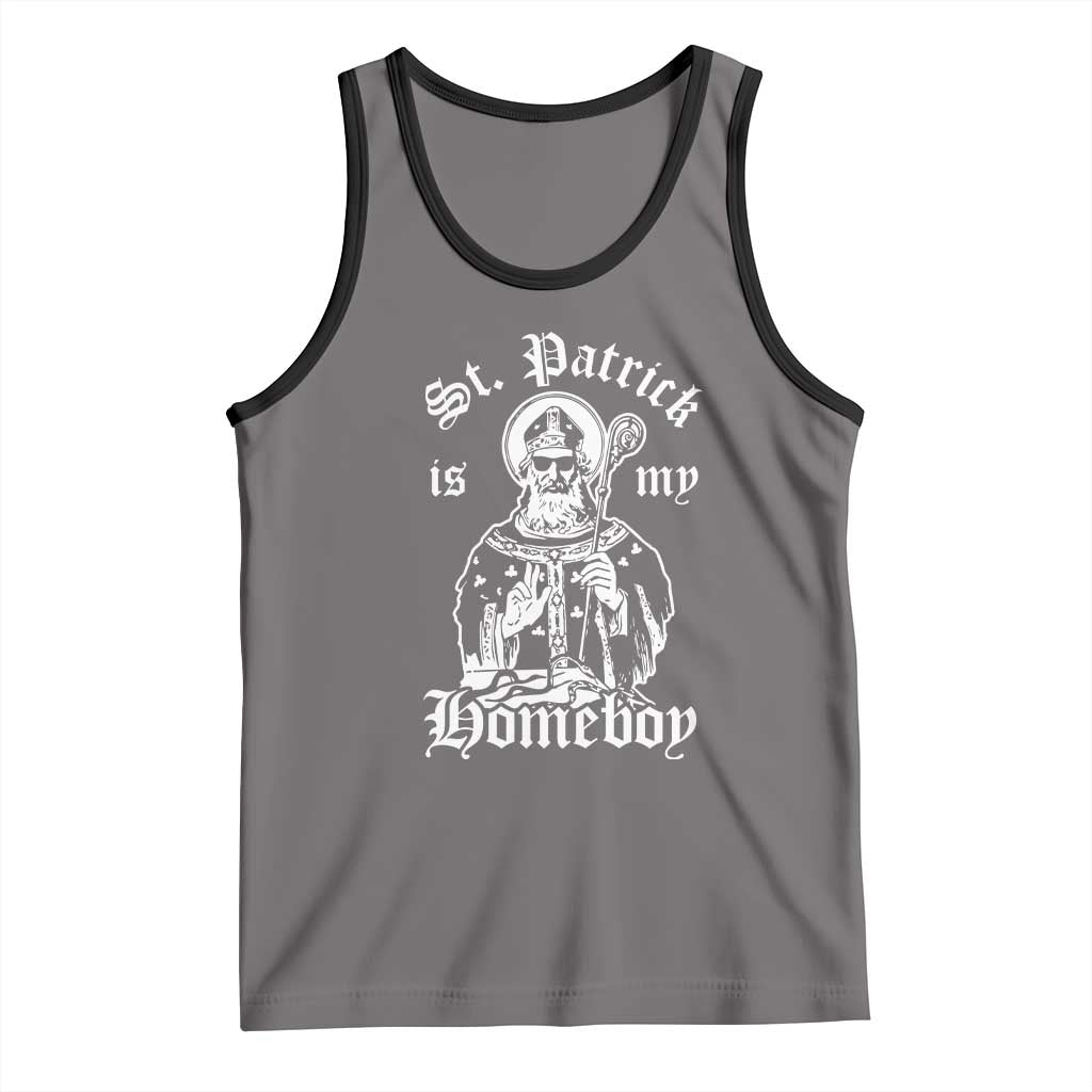 Saint Patrick Is My Homeboy Tank Top Funny St Patricks Day